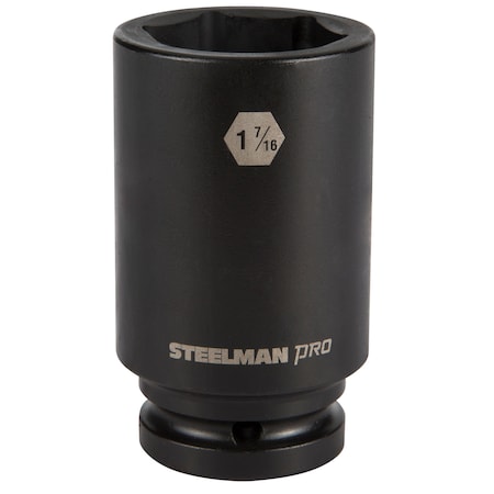 Steelman Pro 3/4" Drive x 1-7/16" 6-Point Deep Impact Socket 79271